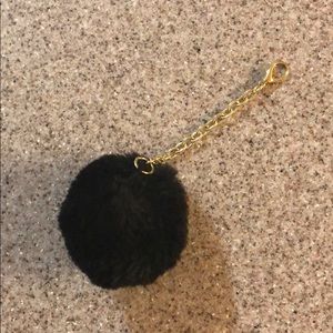 Fluff ball keychain